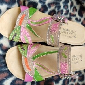 Spring step L` Artista sandals sz 39